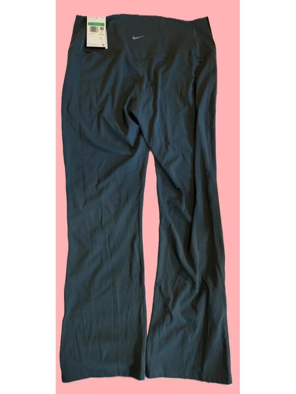 Nike Yoga Dri-Fit Flared Training Pants Women's XL DV9181-328 Teal Green NEW!!